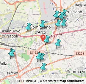 Mappa CAP, 80038 Pomigliano d'Arco NA (2.22333)