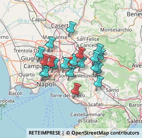 Mappa CAP, 80038 Pomigliano d'Arco NA (10.692)
