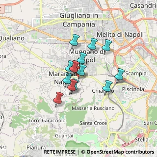 Mappa Via Unione Sovietica, 80016 Marano di Napoli NA, Italia (1.21286)