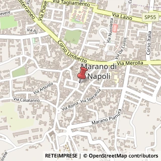 Mappa Via IV Novembre, 48, 80016 Marano di Napoli, Napoli (Campania)