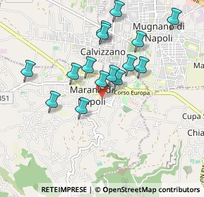 Mappa Via Domenico di Somma, 80016 Marano di Napoli NA, Italia (0.91067)