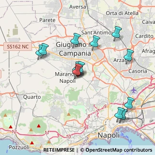 Mappa Cupa del Cane Traversa, 80145 Napoli NA, Italia (4.01308)