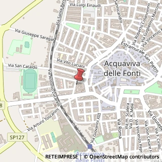 Mappa Via Don Giovanni Minzoni, 22, 70021 Acquaviva delle Fonti, Bari (Puglia)