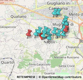 Mappa 80016 Marano di Napoli NA, Italia (1.6975)