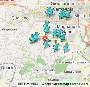 Mappa 80016 Marano di Napoli NA, Italia (1.61813)