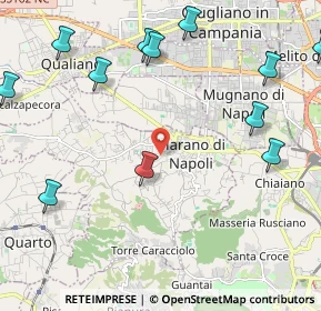 Mappa 80016 Marano di Napoli NA, Italia (2.96667)