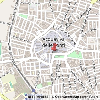 Mappa Piazza dei Martiri,  1, 70021 Acquaviva delle Fonti, Bari (Puglia)