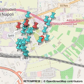 Mappa Via Ruggero Leoncavallo, 80038 Pomigliano d'Arco NA, Italia (0.52414)