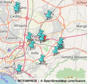 Mappa Via Ruggero Leoncavallo, 80038 Pomigliano d'Arco NA, Italia (4.08308)