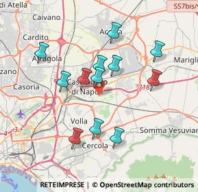 Mappa Via Ruggero Leoncavallo, 80038 Pomigliano d'Arco NA, Italia (3.56083)