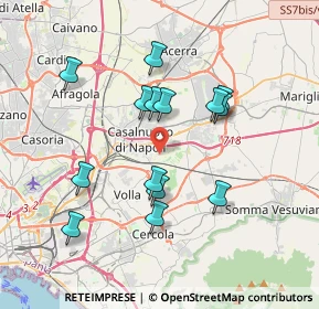 Mappa Via Ruggero Leoncavallo, 80038 Pomigliano d'Arco NA, Italia (3.63786)