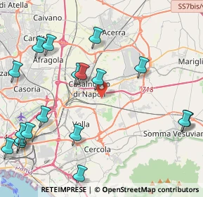 Mappa Via Ruggero Leoncavallo, 80038 Pomigliano d'Arco NA, Italia (5.87611)