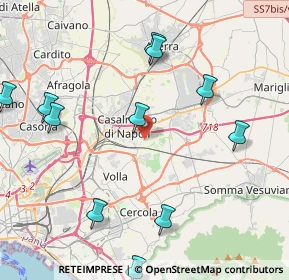 Mappa Via Ruggero Leoncavallo, 80038 Pomigliano d'Arco NA, Italia (5.60833)