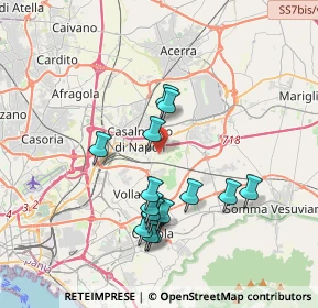 Mappa Via Ruggero Leoncavallo, 80038 Pomigliano d'Arco NA, Italia (3.72267)