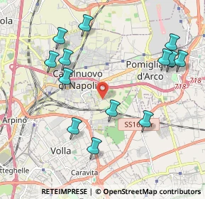Mappa Via Ruggero Leoncavallo, 80038 Pomigliano d'Arco NA, Italia (2.39538)
