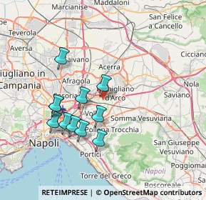 Mappa Via Ruggero Leoncavallo, 80038 Pomigliano d'Arco NA, Italia (7.21091)