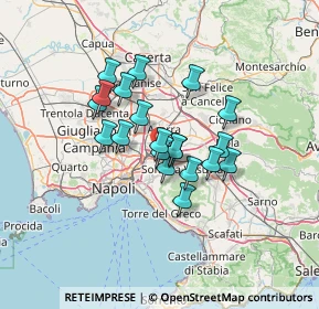 Mappa Via Ruggero Leoncavallo, 80038 Pomigliano d'Arco NA, Italia (10.5325)