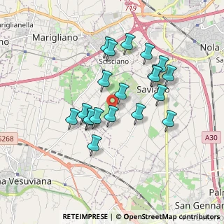 Mappa Via Feruto, 80039 Saviano NA, Italia (1.695)