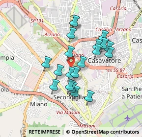 Mappa Strada Comunale Camposanto, 80144 Napoli NA, Italia (0.8105)