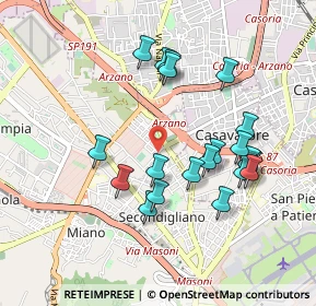 Mappa Strada Comunale Camposanto, 80144 Napoli NA, Italia (0.9565)