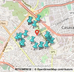 Mappa Strada Comunale Camposanto, 80144 Napoli NA, Italia (0.4135)