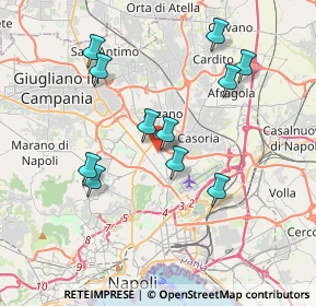 Mappa Strada Comunale Camposanto, 80144 Napoli NA, Italia (3.83818)