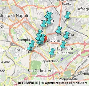 Mappa Strada Comunale Camposanto, 80144 Napoli NA, Italia (1.40688)