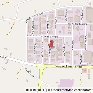 Mappa Via Basilicata, lotto 34, 70021 Acquaviva delle Fonti, Bari (Puglia)