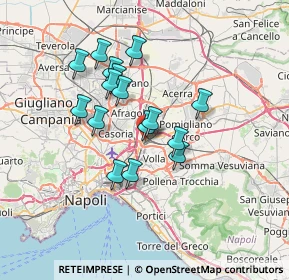 Mappa Variante alla Via Vecchia Nazionale delle Puglie, 80013 Casoria NA, Italia (6.08563)