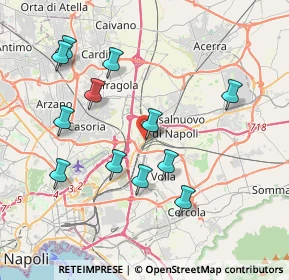 Mappa Variante alla Via Vecchia Nazionale delle Puglie, 80013 Casoria NA, Italia (4.2075)