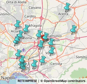 Mappa Variante alla Via Vecchia Nazionale delle Puglie, 80013 Casoria NA, Italia (4.57167)