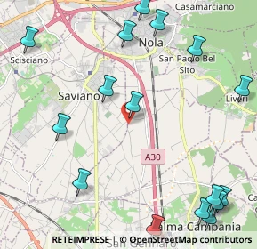 Mappa Via Vittorio Veneto, 80039 Nola NA, Italia (3.13313)
