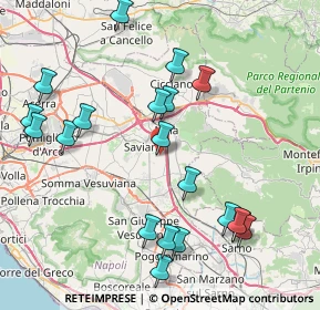 Mappa Via Vittorio Veneto, 80039 Nola NA, Italia (9.7325)