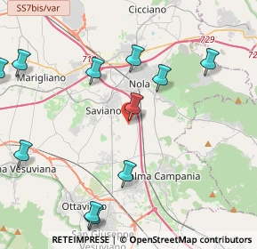 Mappa Via Vittorio Veneto, 80039 Nola NA, Italia (5.38273)