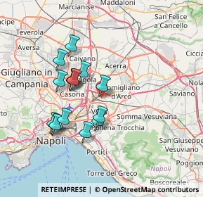 Mappa Via Gaetano Salvemini, 80013 Casalnuovo di Napoli NA, Italia (6.86067)