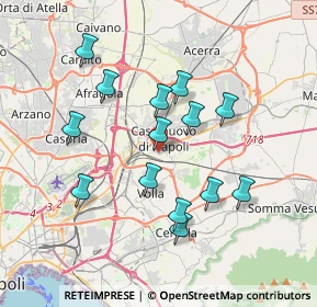 Mappa Via Gaetano Salvemini, 80013 Casalnuovo di Napoli NA, Italia (3.63)