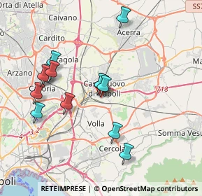 Mappa Via Gaetano Salvemini, 80013 Casalnuovo di Napoli NA, Italia (3.88231)