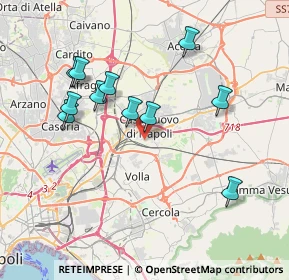 Mappa Via Gaetano Salvemini, 80013 Casalnuovo di Napoli NA, Italia (3.94636)