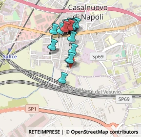 Mappa Via Gaetano Salvemini, 80013 Casalnuovo di Napoli NA, Italia (0.408)