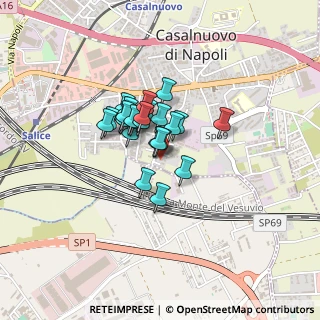 Mappa Via Gaetano Salvemini, 80013 Casalnuovo di Napoli NA, Italia (0.268)