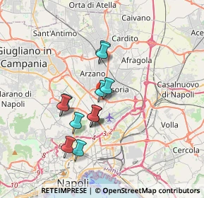 Mappa Circumvallazione Provinciale di Napoli, 80144 Casavatore NA, Italia (3.01833)