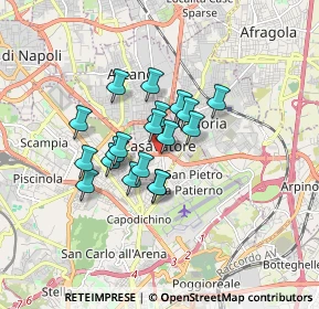Mappa Circumvallazione Provinciale di Napoli, 80144 Casavatore NA, Italia (1.27579)