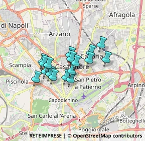 Mappa Circumvallazione Provinciale di Napoli, 80144 Casavatore NA, Italia (1.25588)