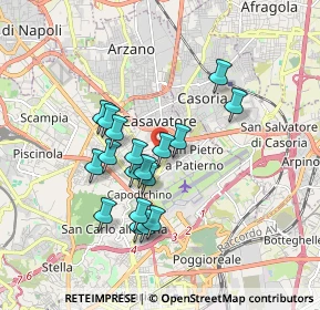 Mappa Piazza Alessandro Volta, 80020 Casavatore NA, Italia (1.60778)