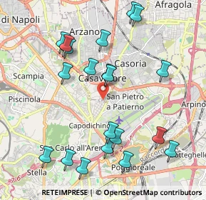 Mappa Piazza Alessandro Volta, 80020 Casavatore NA, Italia (2.404)