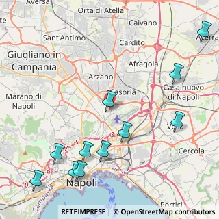 Mappa Via Francesco Giordani, 80020 Casavatore NA, Italia (5.82182)