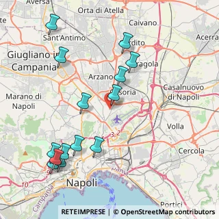 Mappa Piazza Alessandro Volta, 80020 Casavatore NA, Italia (5.02857)