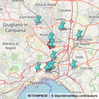 Mappa Piazza Alessandro Volta, 80020 Casavatore NA, Italia (3.75091)