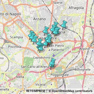 Mappa Piazza Alessandro Volta, 80020 Casavatore NA, Italia (1.22632)