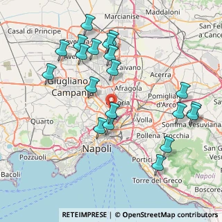 Mappa Via Francesco Giordani, 80020 Casavatore NA, Italia (9.3685)